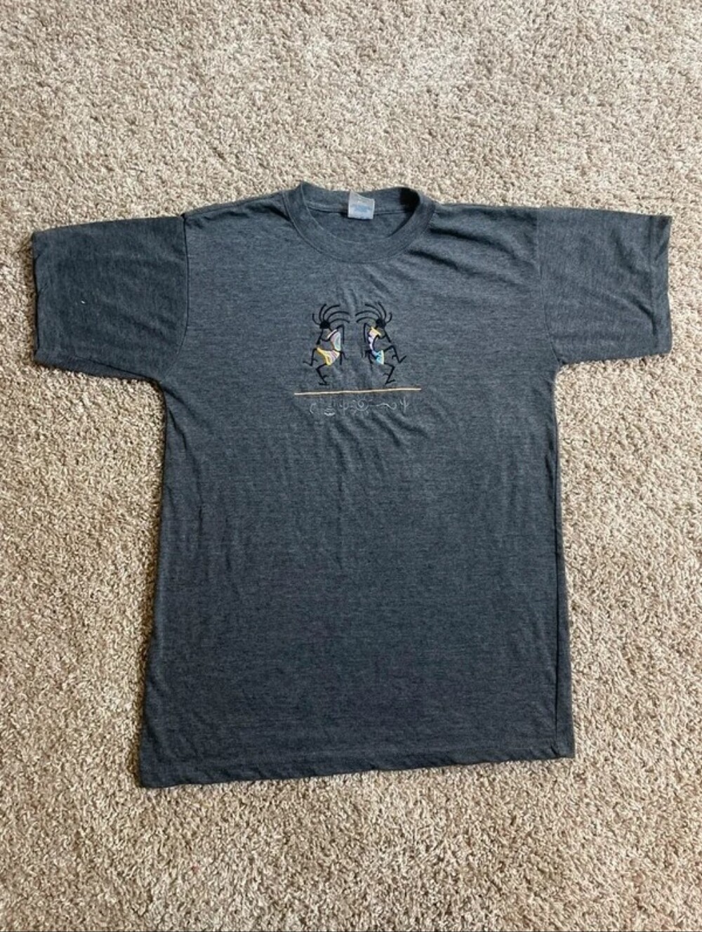 Men's Charcoal Graphic Tee - Unbranded